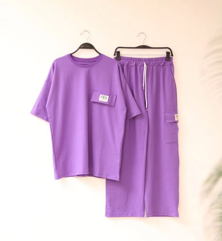 Ladies T-shirt and trouser set - Image 4
