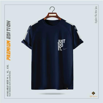 Mesh Half Sleeve T-Shirt For Men