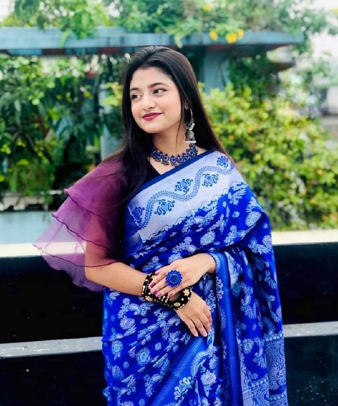 Soft Silk Katan Sharee - Image 4