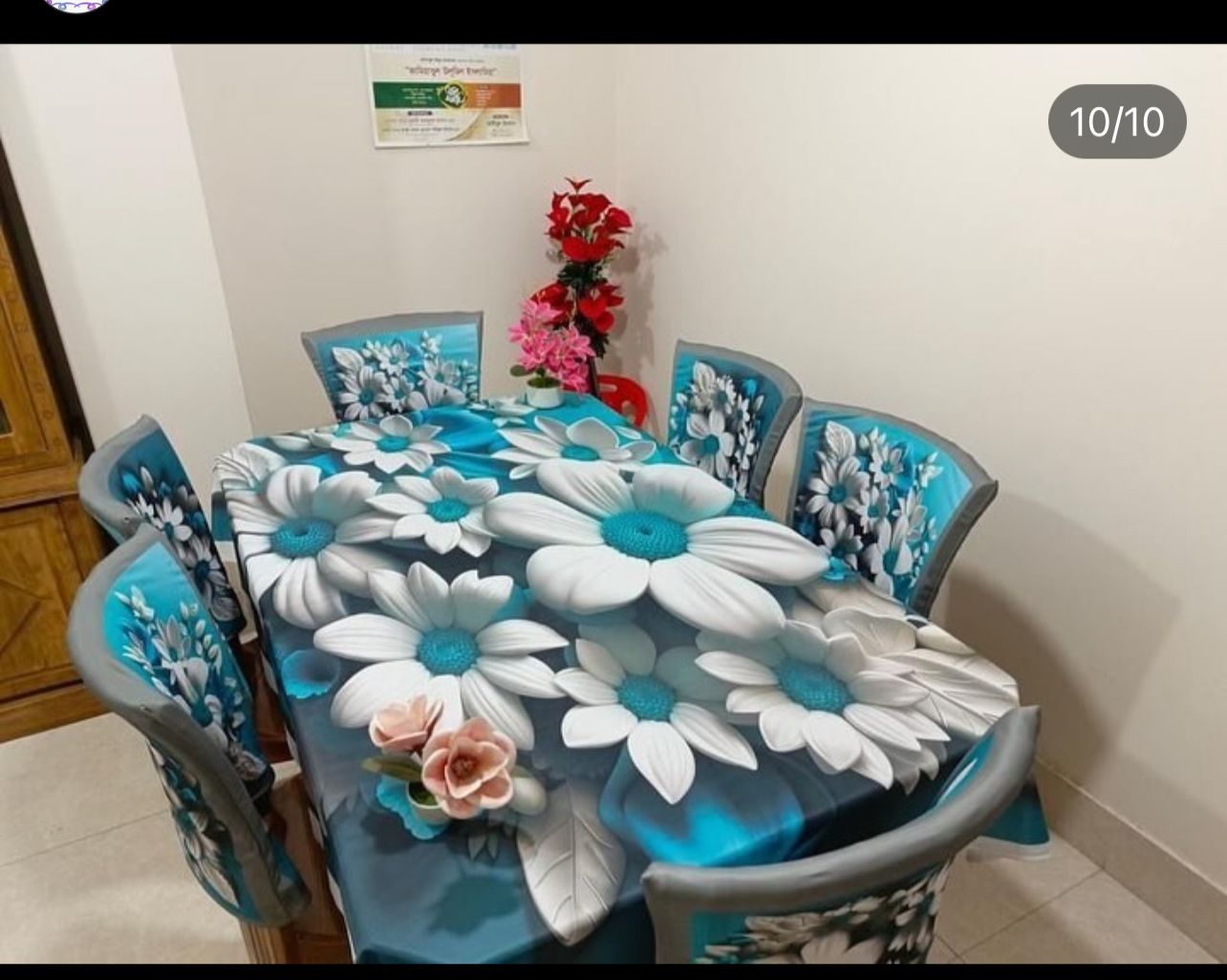 Original 3D Printed Dining Chair Table Cover