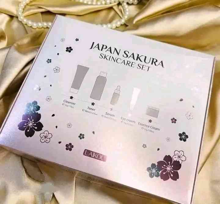 Japan Sakura Skin Care Combo Set - Image 3
