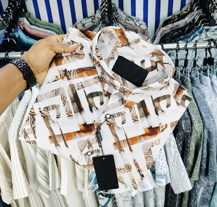 Luxury Popcorn Half Sleeve Print Shirt - Image 2