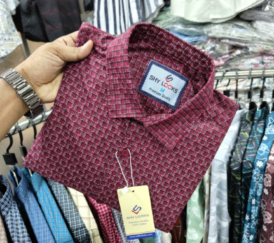 Cotton full Sleeve Check Shirt for Men's - Image 2