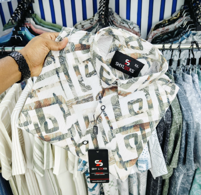 Luxury Popcorn Half Sleeve Print Shirt - Image 3