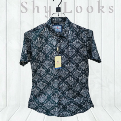 Luxury China Spandex Cot Half Sleeve Shirt - Image 2