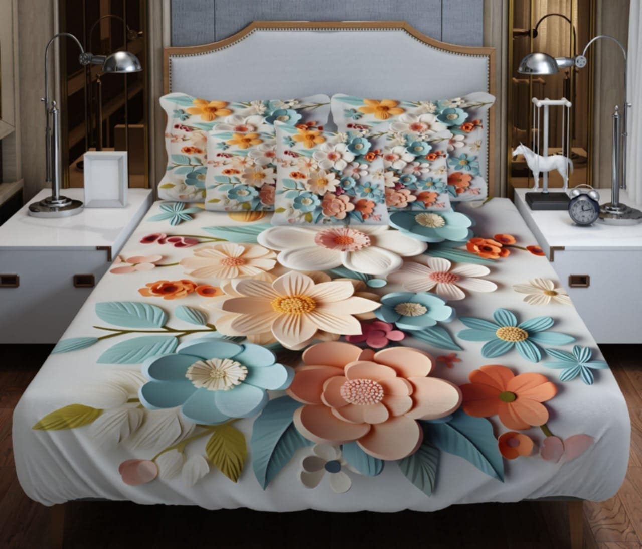 Water Proof China Premium 3D Design Bed Sheet - Image 6
