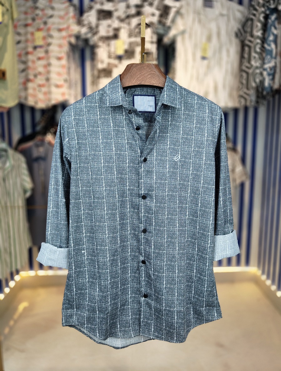 Full Sleeve Digital Print Shirt for Men's - Image 3