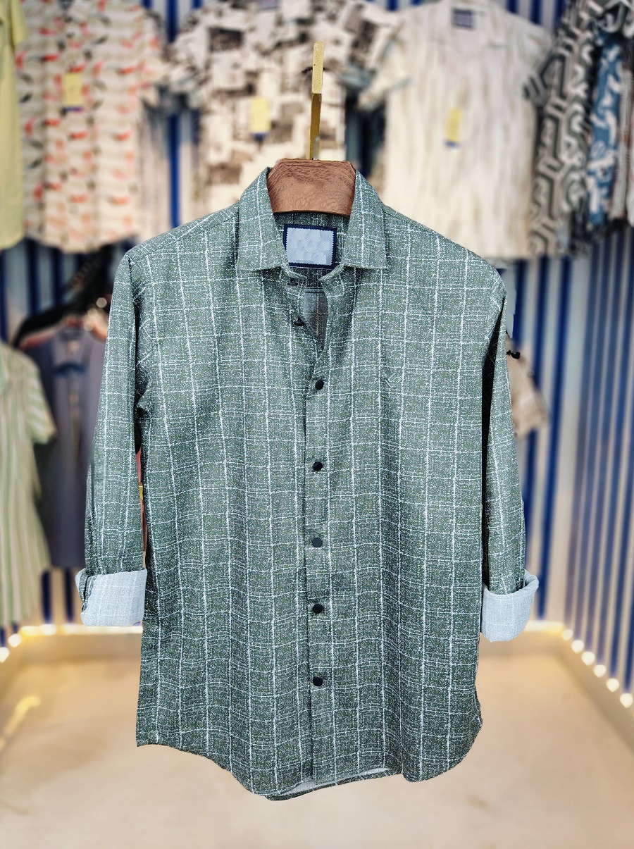 Full Sleeve Digital Print Shirt for Men's - Image 2