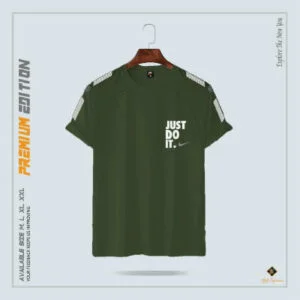 Mesh Half Sleeve T-Shirt For Men
