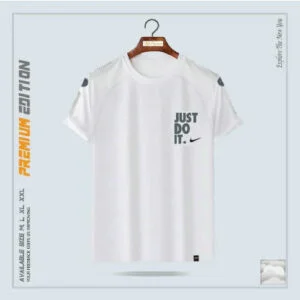 Mesh Half Sleeve T-Shirt For Men